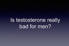 The Testosterone Debate