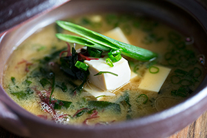 Healthy miso soup