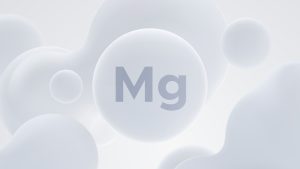 Magnesium mineral soft white particle.