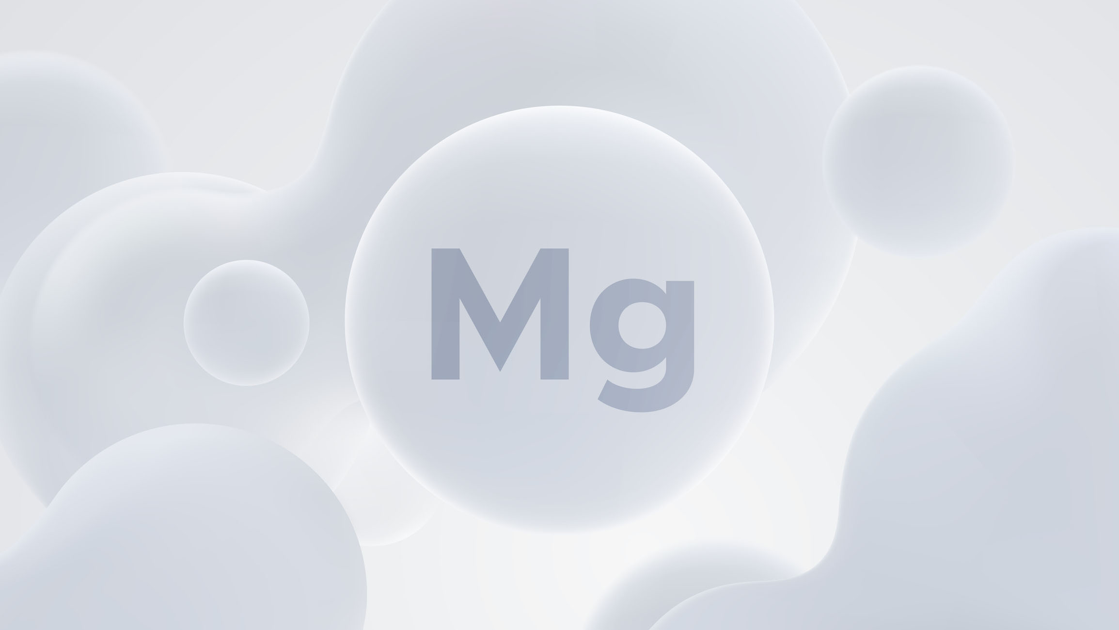 Magnesium mineral soft white particle.